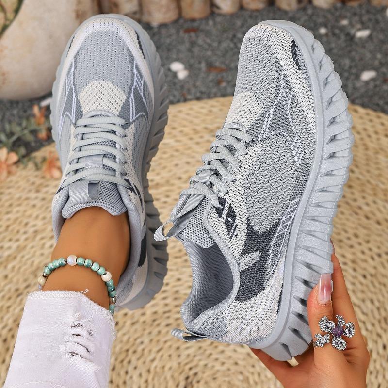 Women's Spring Fall Fashion Thick Sole Soft Sole Comfortable Casual Athletic Shoes.