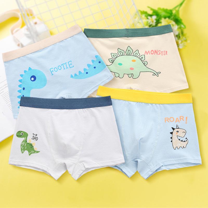 Slip Boxer da Bambino in Puro Cotone - Pantaloncini a Quattro Angoli per Toddler e Neonati