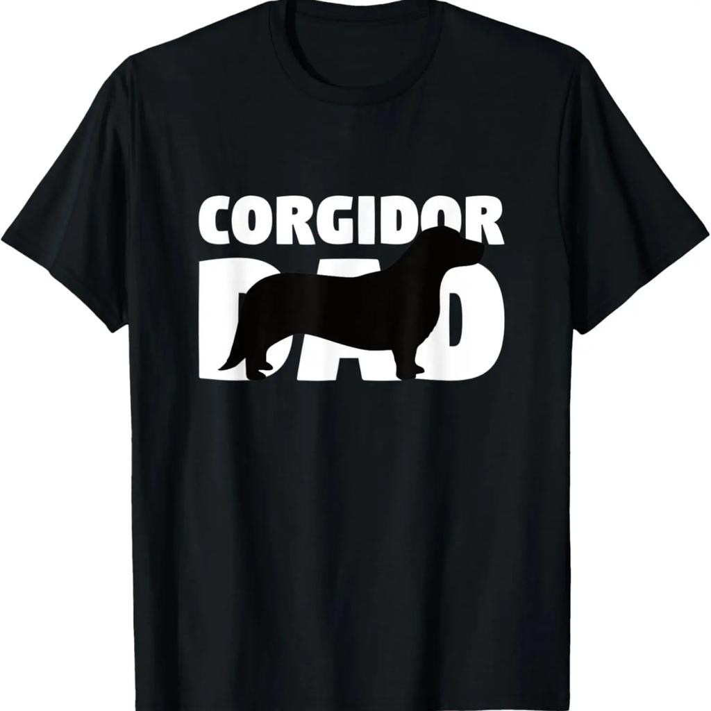 Corgidor Gift for Dog Father 'Corgidor Dad' Funny Corgidor T-Shirt