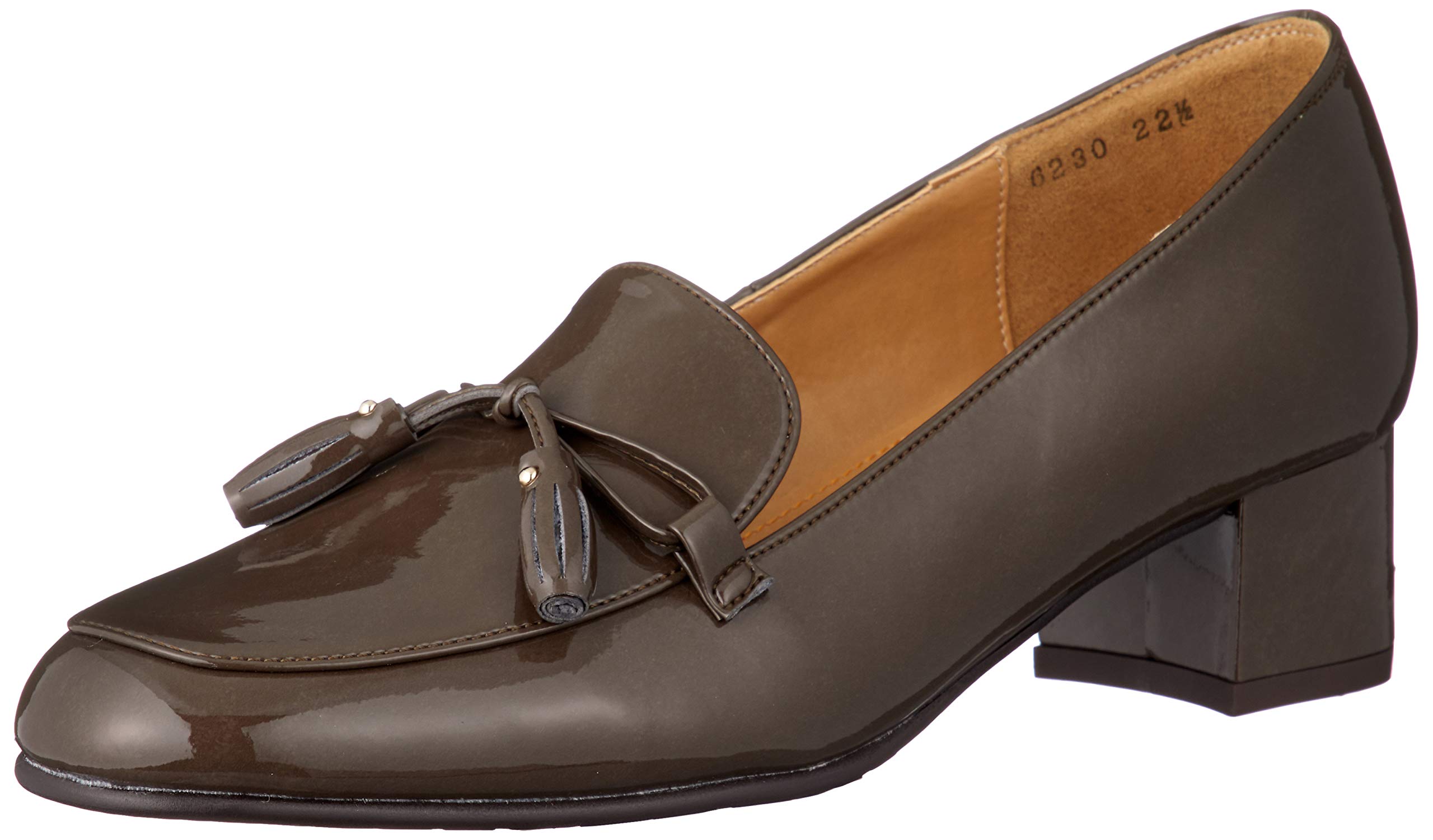 

Tassel Motif All Weather Pumps 6230 Oak Enamel 23 cm E [Macintosh Philosophy] Women s