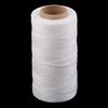 Waxed Polyester Thread 260m Flat Cord Strong String for DIY Leather Craft Hand Sewing Repair