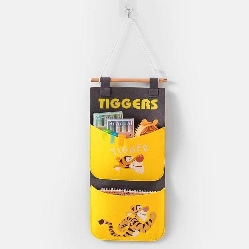 Mickey Mouse Felt Wall Organizer With Multiple Pockets For Kids Room Storage