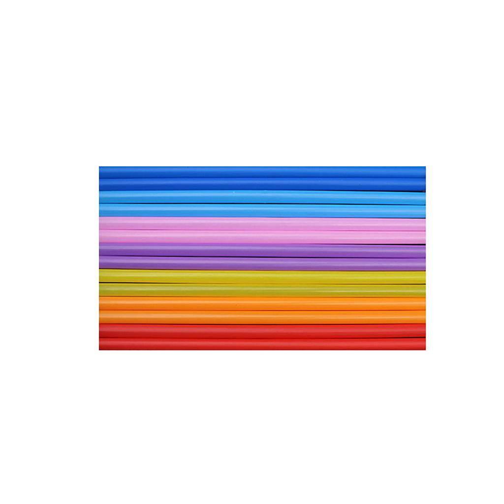 Multicolor Disposable Drinking Straws Home Bar Party Cocktail Drink Straw