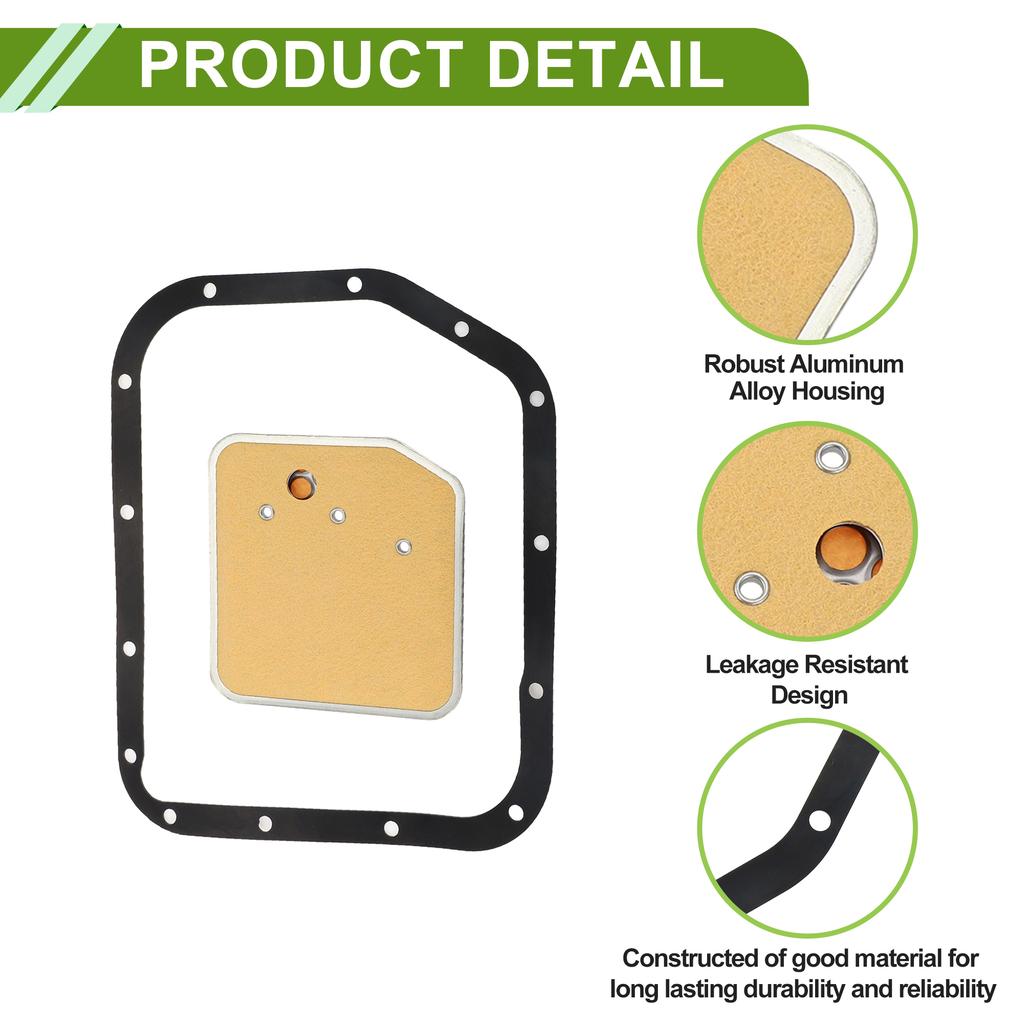 UXCELL TF6/A904 Transmission Filter Gasket Kit No.3515996 for Jeep Wrangler with Gasket