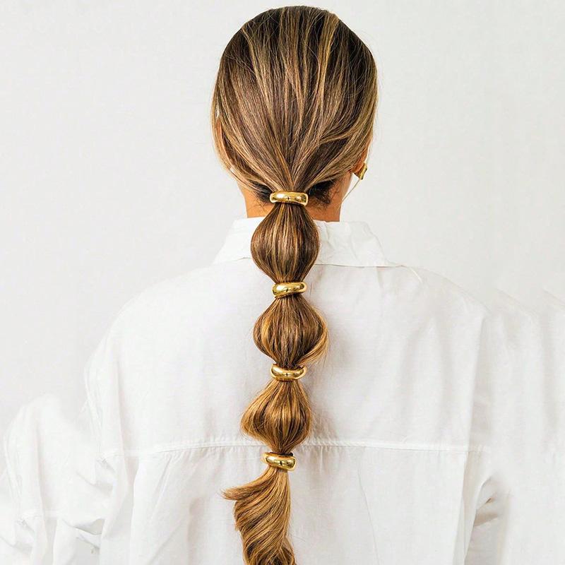 

4pcs Fashion Women s Jewelry Accessories Elegant High Ponytail Hair Rope for Daily Holiday Wear Girl Elastic Hair Accessories