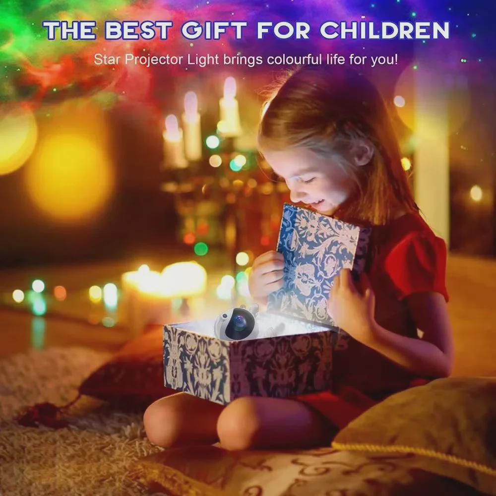 Galaxy Shuttle Astronaut Starry Night Light LED Lamp with Laser Projection