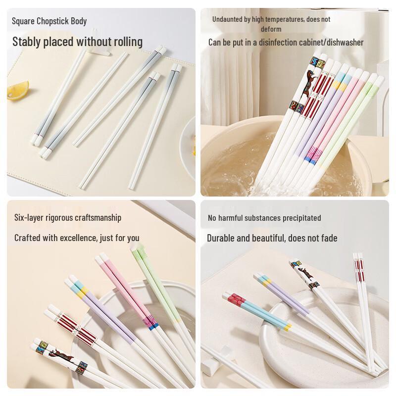 Ru Han Bone China Ceramic Chopsticks