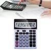 Dual Power Electronic Calculator Solar Powered Desktop Calculator 12 Digits Large Screen Calculators
