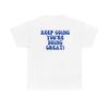 Casual Fashion, Continuing Forward Print T Shirt, Motivational T Shirt for Both Men and Women, Encouraging Shirt