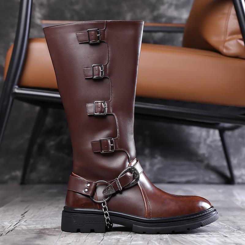 Men Large Size Motorcycle Martin Boots