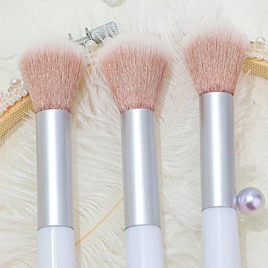 Blush Brush Thick Aluminum Tube Long - Term Use Beauty Tool Fashionable Beauty Tool For Party