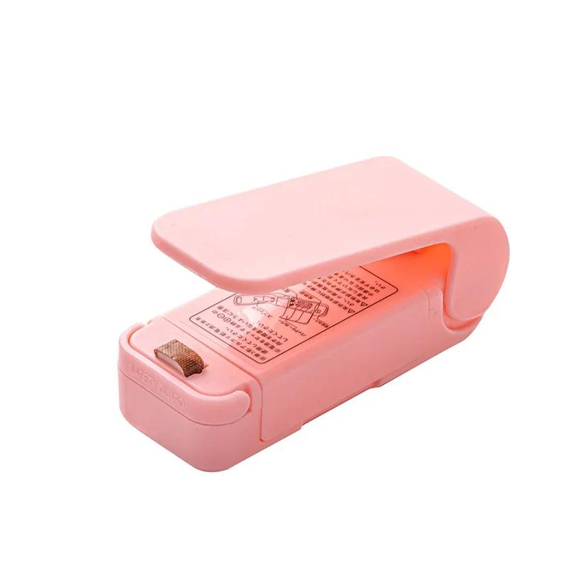 2/1 Stück Mini-Heißsiegelgerät für Beutel, Verpackungsversiegler, Thermoplastische Lebensmittelbeutel-Verschluss, Tragbarer Versiegler, Verpackungszubehör