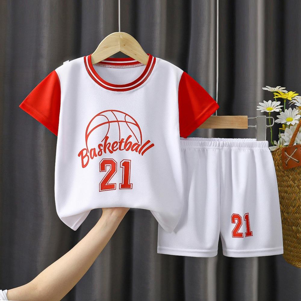 Summer Children's Basketball Uniform Set