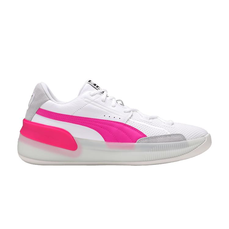Puma Clyde Hardwood White Pink 40.5