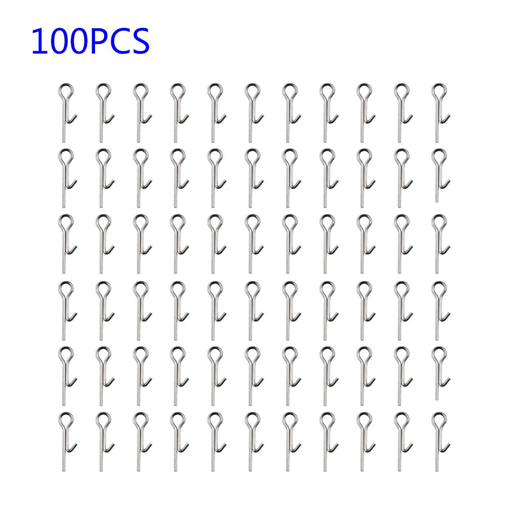 Крючок-шип из нержавеющей стали 100 шт. Рыболовная мягкая приманка Шип для наживки Высокое качество