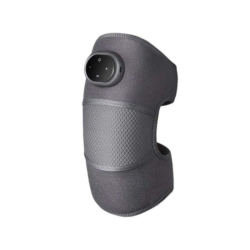 

Массажные наколенники с подогревом, электрическая вибрация, регулируемые универсальные массажные протекторы, массаж коленей, плеч и локтей для расслабления серый