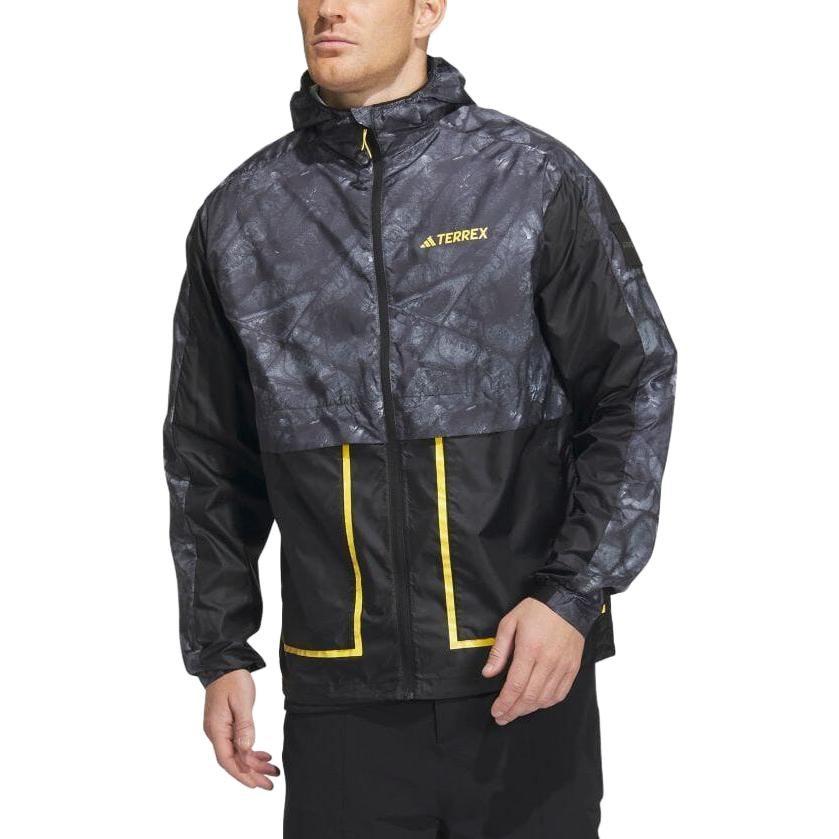 Adidas National Geographic Co Branded Section Jackets Men's Black Hooded Moderate Other HY4691