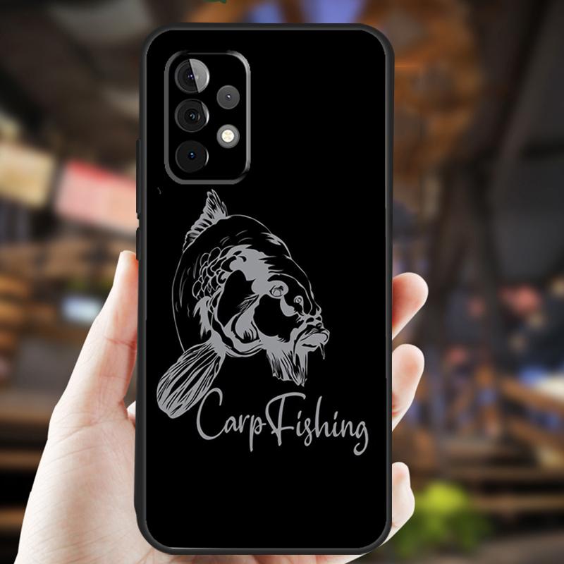 Carp Fishing Fish Case For Samsung Galaxy A34 A06 A05 A32 A16 A55 A36 A26 A54 A14 A22 A52 A35 A15 A53 A13 A56