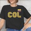 Colombia Flag Merch Unisex T Shirt Cotton Tee Graphic Print Tshirt Clothes