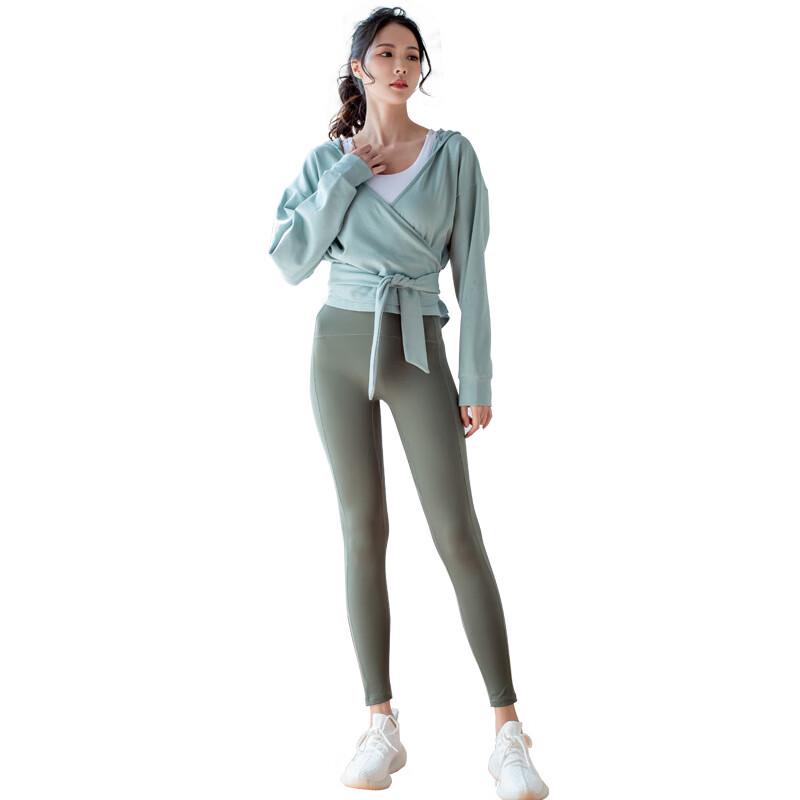 OEING Women's Fleece-Lined Drawstring Sports Top
