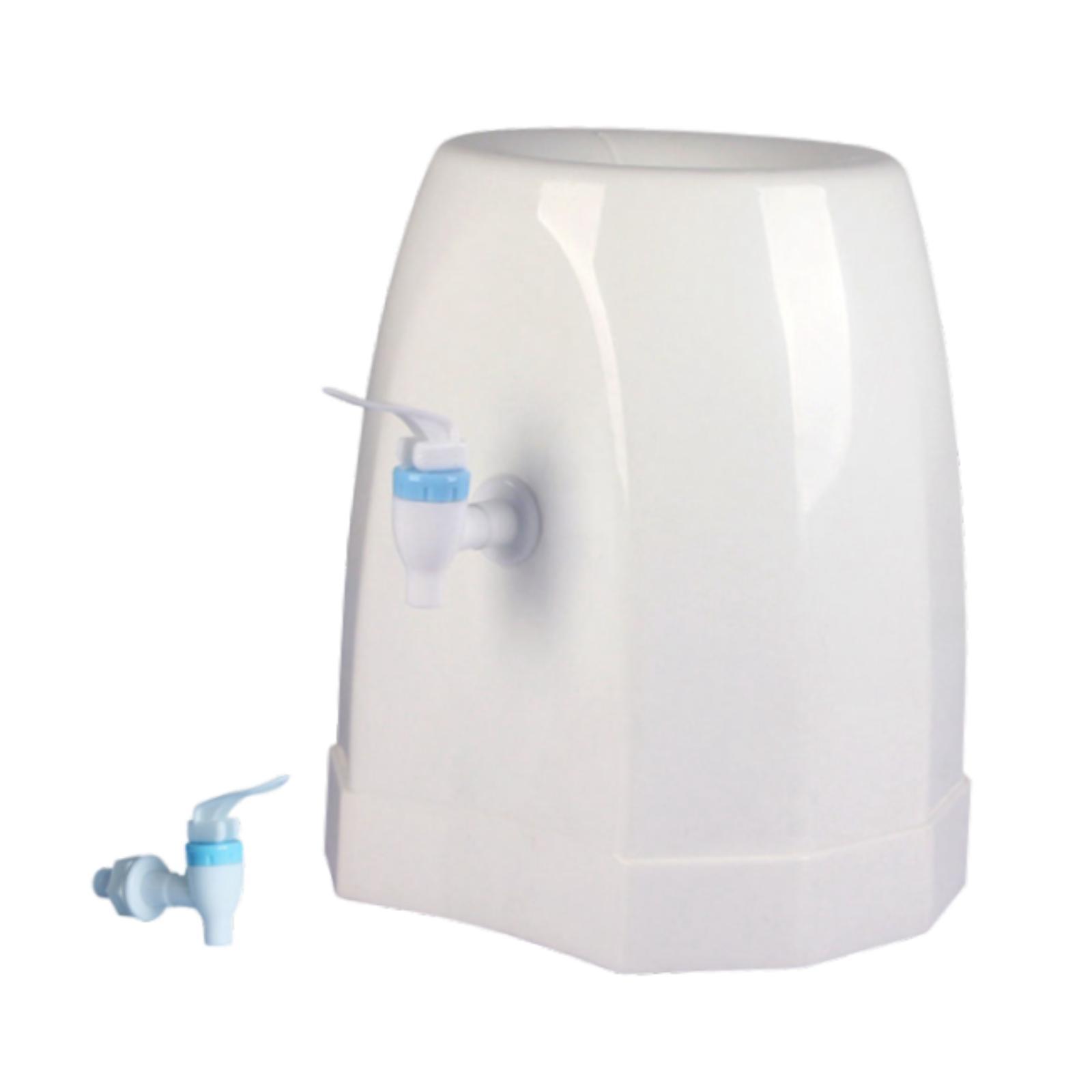 

Настольный диспенсер для воды в кувшине, прочный, многофункциональный, с краном, практичный, подставка для диспенсера для бутылок, для общежитий, ресторанов, отелей, кухонь белый