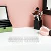 120Pcs High Transparency Nail Display Board Clear Flat Bottom Plastic Nail Color Sample Display Manicure Salon DIY Palette
