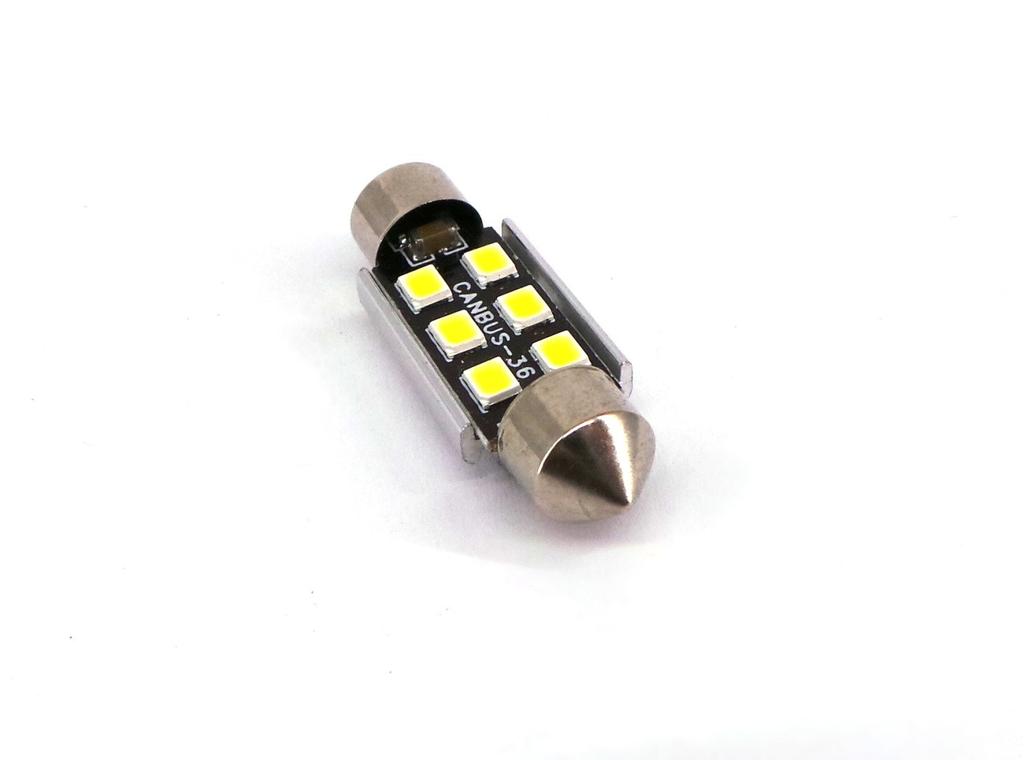 2x LAMPADINA 6V 5W SV7 8x28MM AUTO MOTO LAMPADA COFANO CRUSCOTTO TETTUCCIO INTERNO FARO INTERNO
