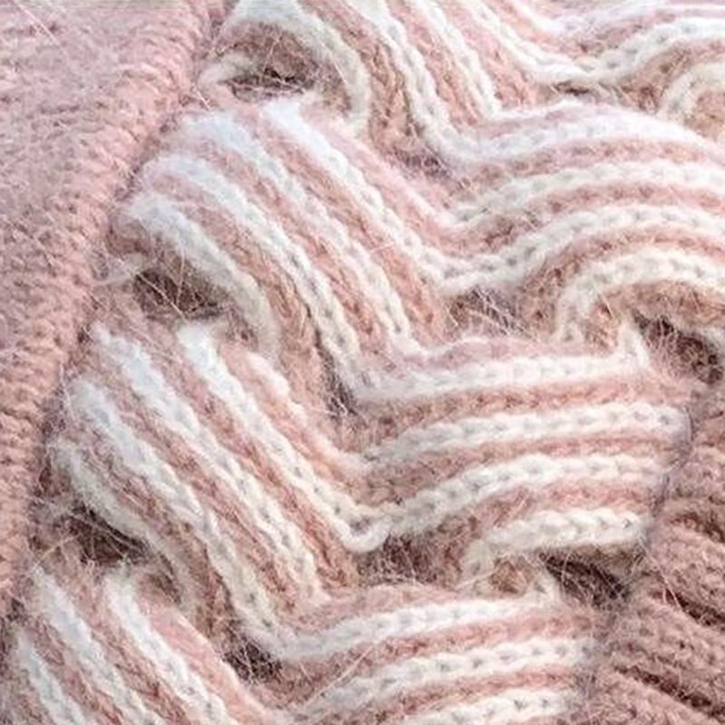 Women'S Korean Hooded Scarf Winter Hats Woman Cold Protection Warm Scarf Hat Cute Fur Ball Ear Protection Thickened Knitted Hat