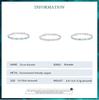 WOSTU Authentic Luxury Multi-color Zircon Bracelet Rose Gold Color Chain Link Bracelet for Women Birthday Crystal Jewelry