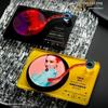 Acryl Drehbarer Schallplatten Schlüsselanhänger mit NFC für Musikliebhaber