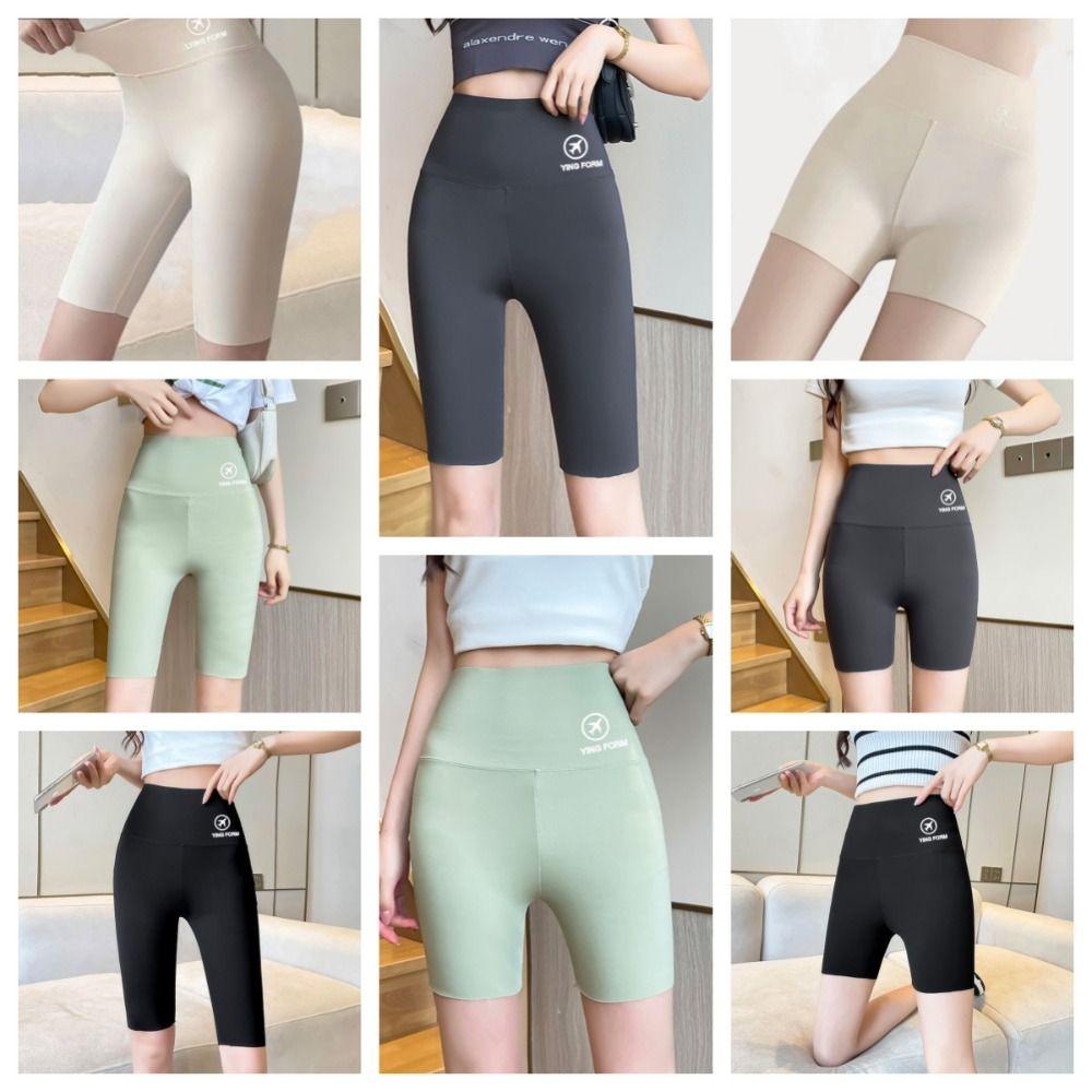 Seamless Tight Hip Lift Yoga Shorts Breathable Peach Butt Tummy Control Women Leggings Butt Lifter Slimming Biker Shorts Girl