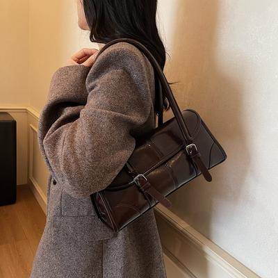 Underarm Bag Women's 2025 Autumn and Winter New Trendy Fashion Retro Texture Shoulder Bag Versatile High-end Popular Women's Bag