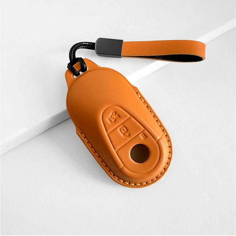 Genuine Leather Key Cover for New Mercedes C200L GLC260L A180L E300L