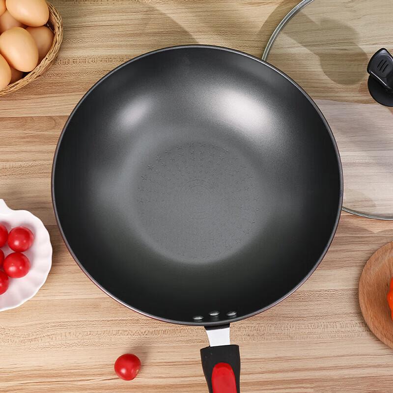 Bescook 32cm Antihaft-Gusseisen-Wok