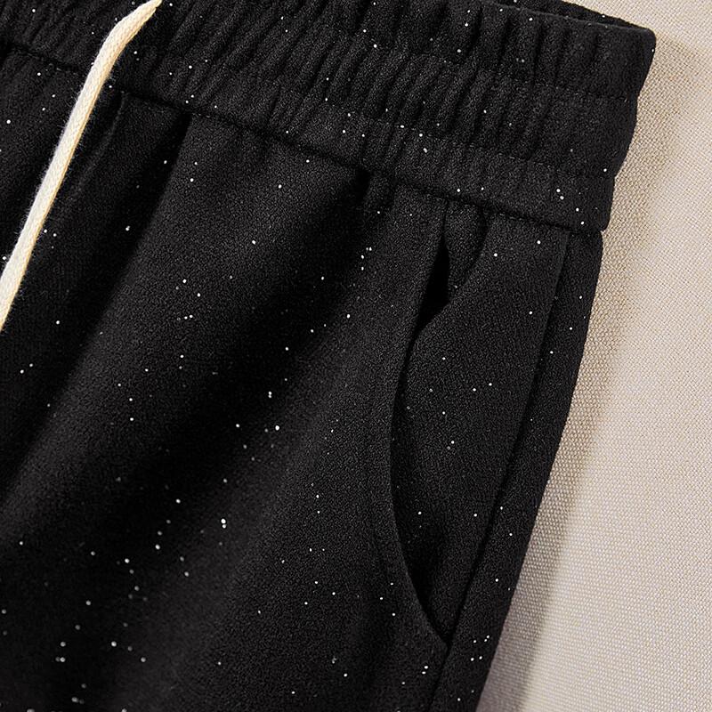 Women's Elegant Drawstring High-Waist Loose Fit Casual Pants