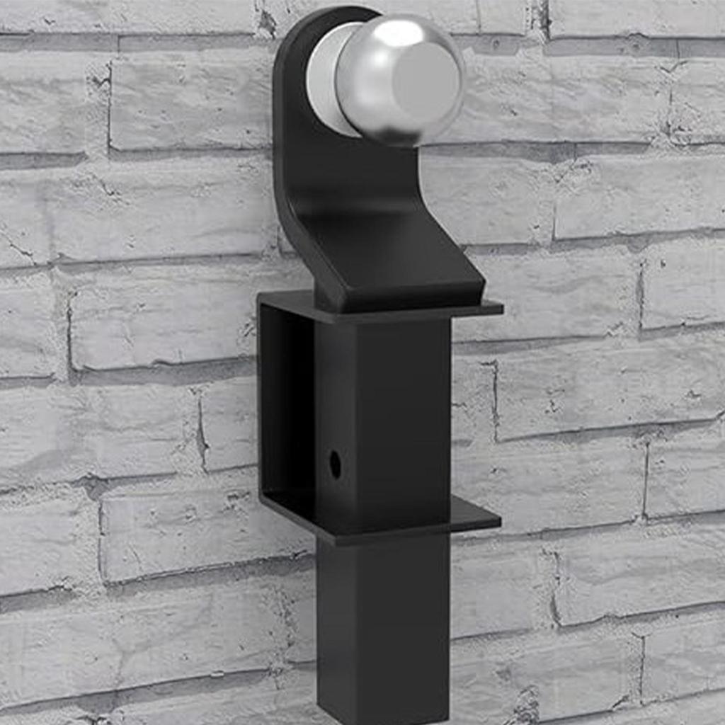 Trailer Hook Accessories Hitch Holder Heavy-Duty Garage Bracket Metal Trailer Hitch Holder Bracket 2 Inch Hitch Mount Storage