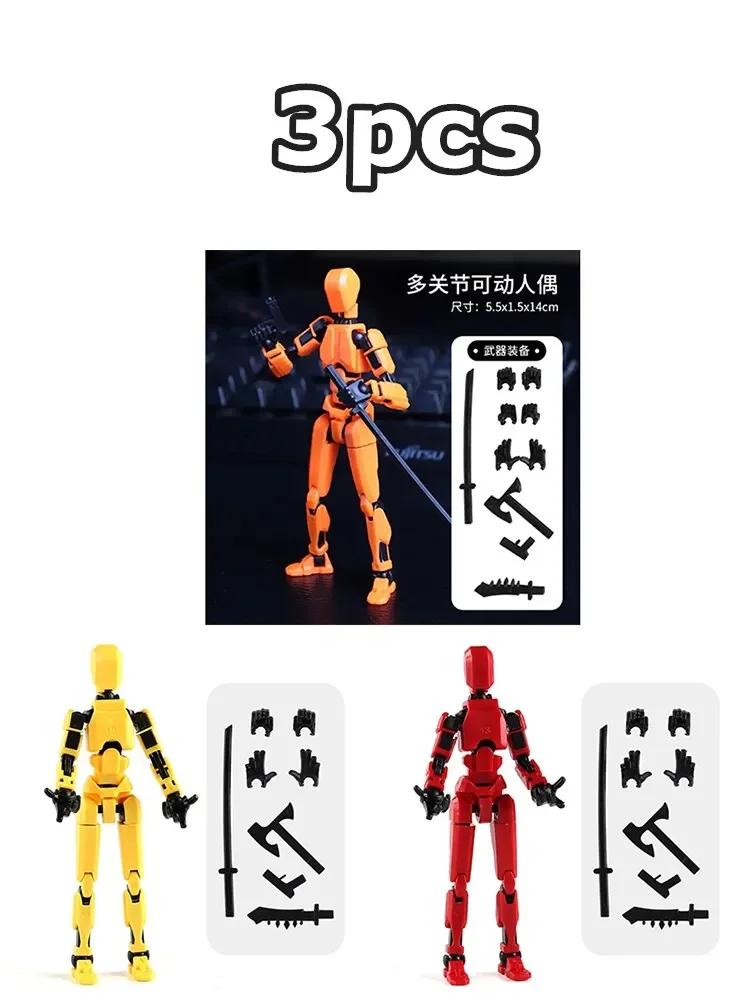 2/3/9PCS-Lucky Puppets 13 Doll,Multiple Styling Combinations Robot Model,Cheap Holiday Gift,Cool Robot Doll Desktop Decoration