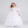 Elegant White Queen Princess Costume For Women With Fantasy Theme And Cosplay Design