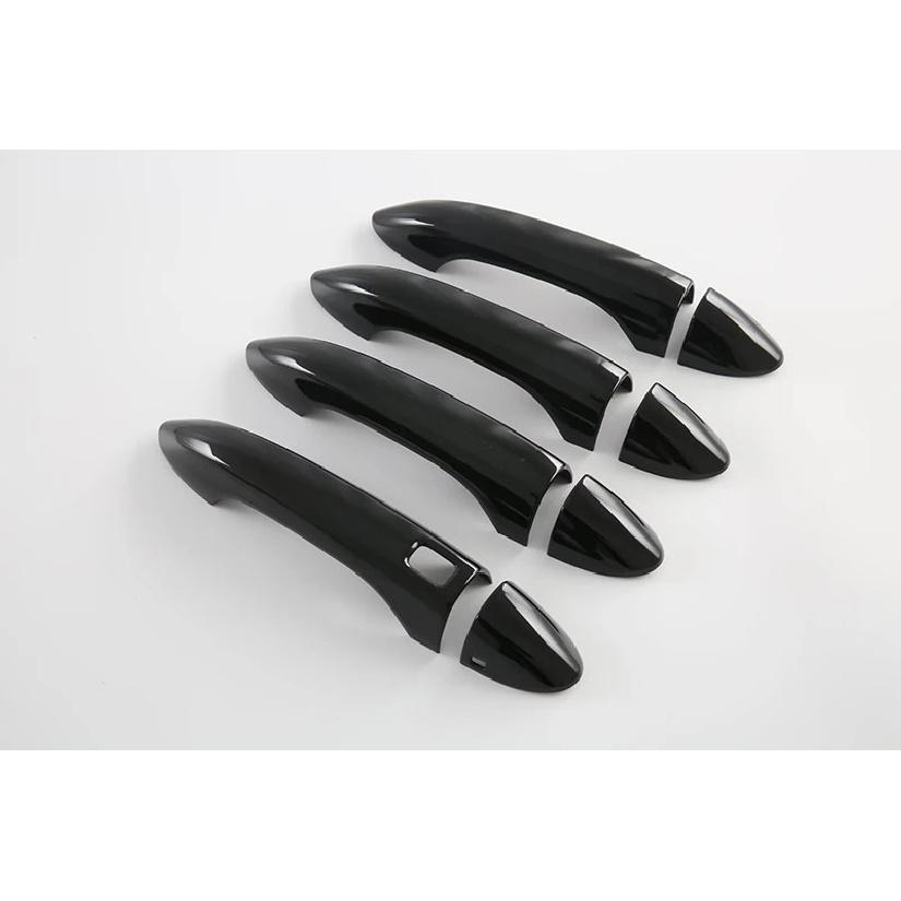 For Chery Tiggo 8 PRO 2024 2025 2026 Car Accessories ABS Door Handle Cover With Smart Key Hole Catch Cap Trim Molding