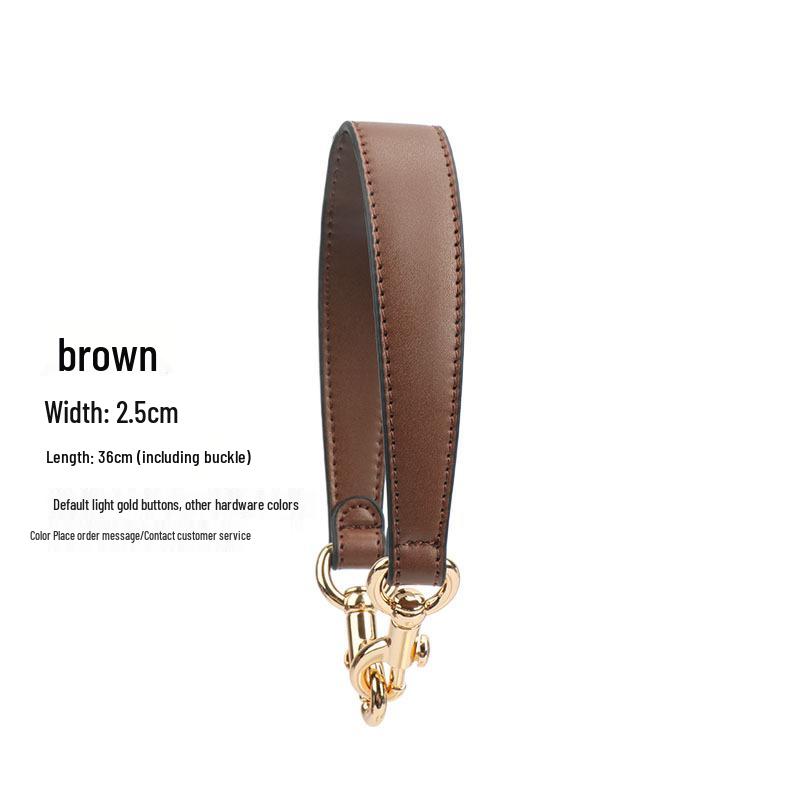 Black PU Handbag Replacement Strap: Women's Underarm Bag, Short Single Shoulder Handle, Trendy Plain Design