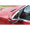 ABS Chrome Rearview Mirror Rain Eyebrow Frame Trim 2X For Benz C-Class -