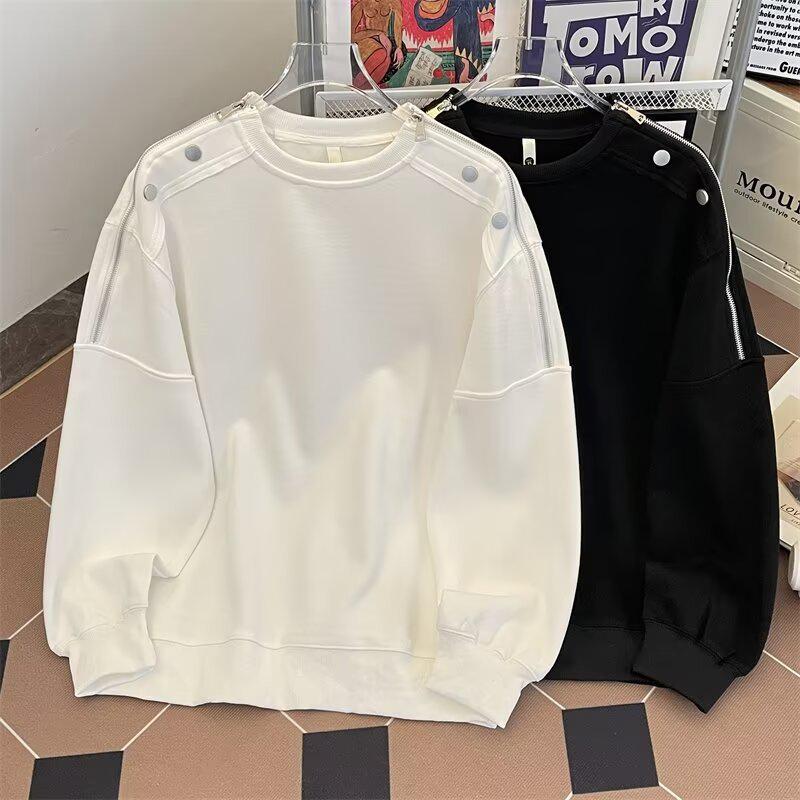 

Men s Retro High Street Hoodie - Spring/Autumn 2024 Trendy Niche Design 3XL