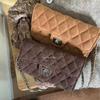 Change Bag, Autumn and Winter Love Suede Chain Bag, Dark Brown/caramel Apricot Rhombus Shoulder Messenger Bag.