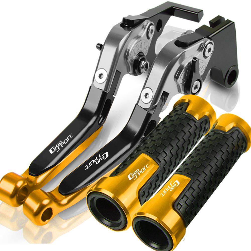 For BMW C600SPORT C 600 SPORT 2011-2015 Motorcycle Adjustable C600 SPORT Brake Clutch Levers Handlebar Handle Bar Grips