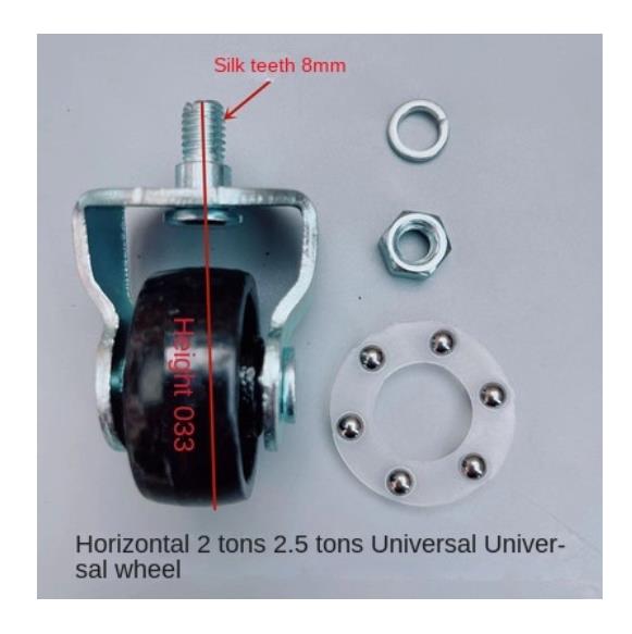 For 3 Ton Horizontal Jack Accessories Universal Wheel Wheel Spring Tray Gear Front Wheel Rear Wheel Pump Core