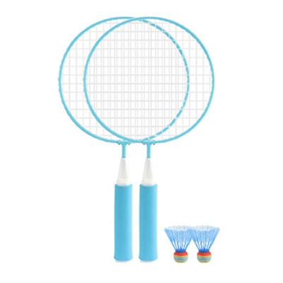Kinder Badminton Schläger Set Großmaschiges Weiches Anti-Rutsch-Griff Komfortabler Griff Kinder Badminton