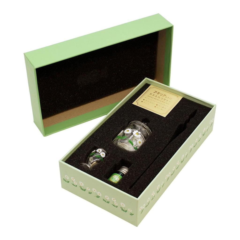 RyuRyu Adelia Retro Glass Pen Set Wildflower