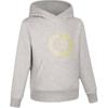 Sweatshirt Hooded Fleece Loose and Comfortable Pullover Grey Children's Style