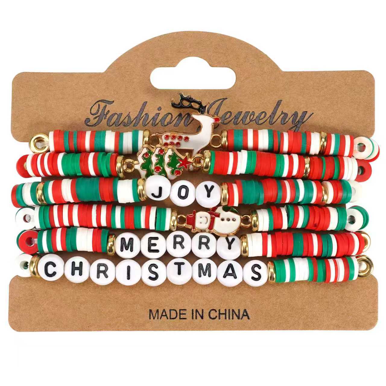 JYL TS Bracelet Bohemian Multi-element Shell Beads Brings Ocean Blessings Christmas сине-серый