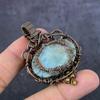 Republic Larimar Handmade Copper Wire Wrap Tree Of Life Gift Pendant 2.28" e0o63